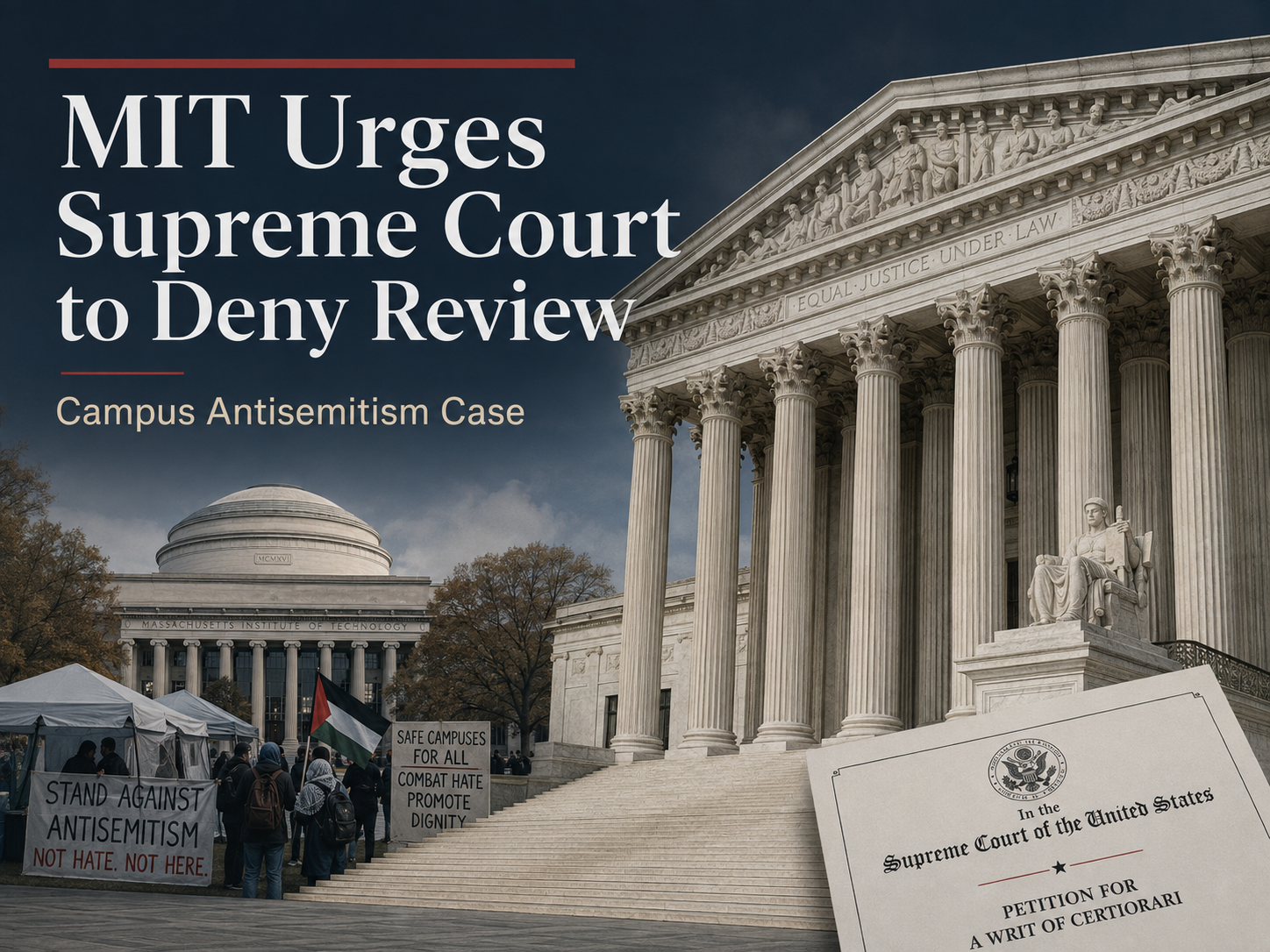 MIT Urges Supreme Court to Deny Review in Campus Antisemitism Case